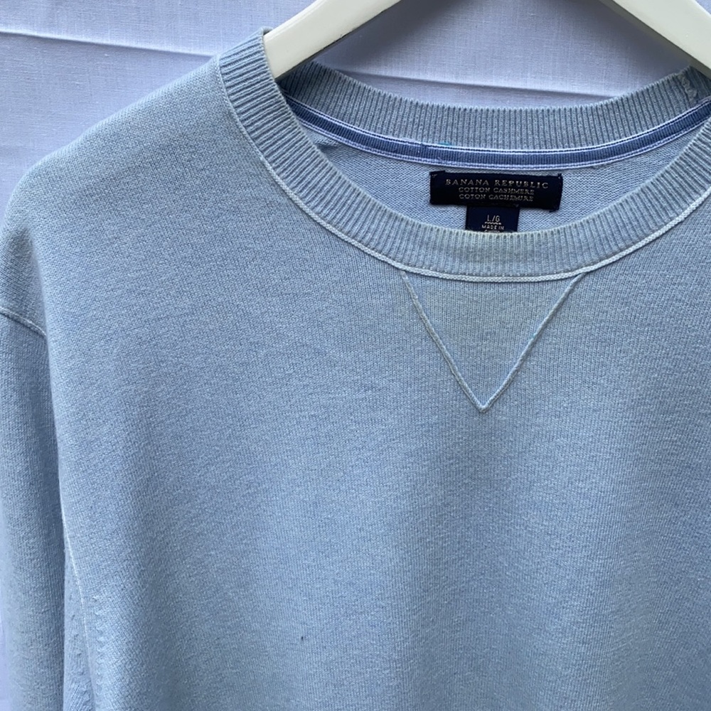Men's cotton cashmere sweater
